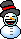 Schneemann Smilies (32) Smiley – Schneemann